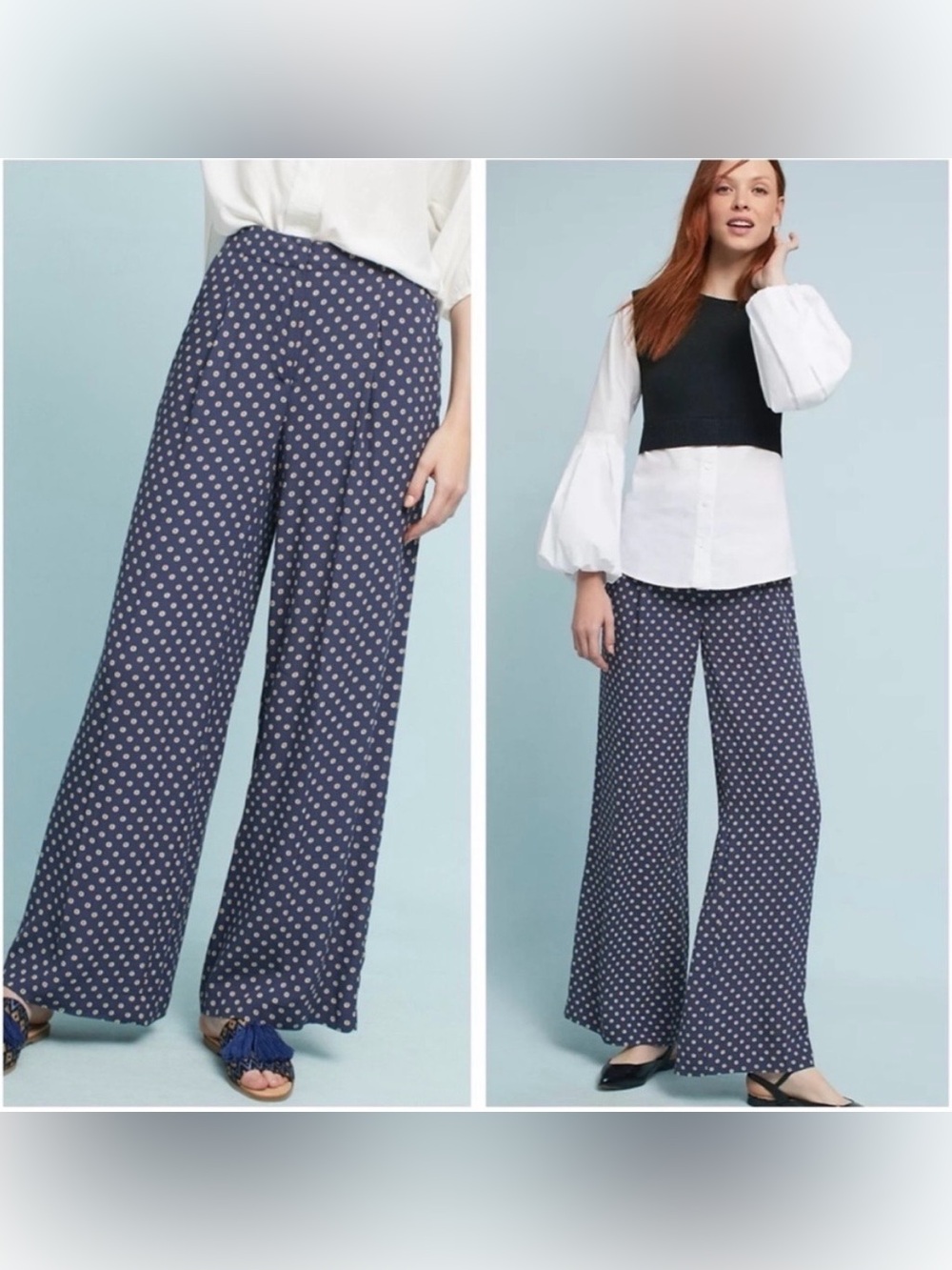 NWT Anthropologie Feather Bone Solstice Print Pants